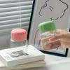 300 мл Маленькая бутылка для воды Пластиковая Портативная Герметичная Кружка Стакан для питья сока и молока со шкалой Подходит для улицы, кухни, школы