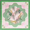 Colorful Printed American Mahjong Mat, Anti-Slip Noise Reduction, 31.5 Inch Foldable Neoprene Pad