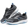 Skechers Удобные Универсальные Низкие Повседневные Беговые Кроссовки Мужские Сникер Серый Черный 220034-CCBK