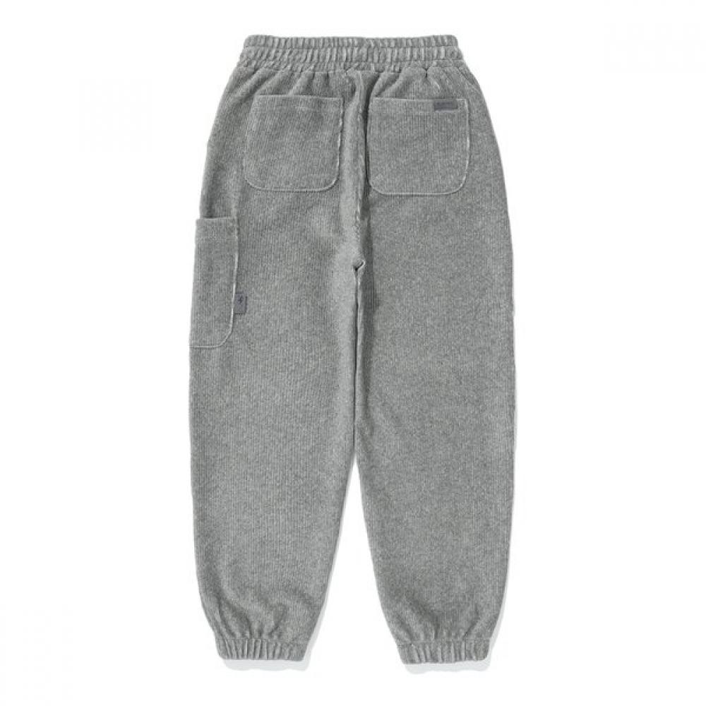 Bluetail Pants Melange Gray Side Pocket Azi4pt03mg