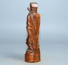 China Natural Boxwood Carved Exquisite Figure Statue Wooden Sculpture Home Decor