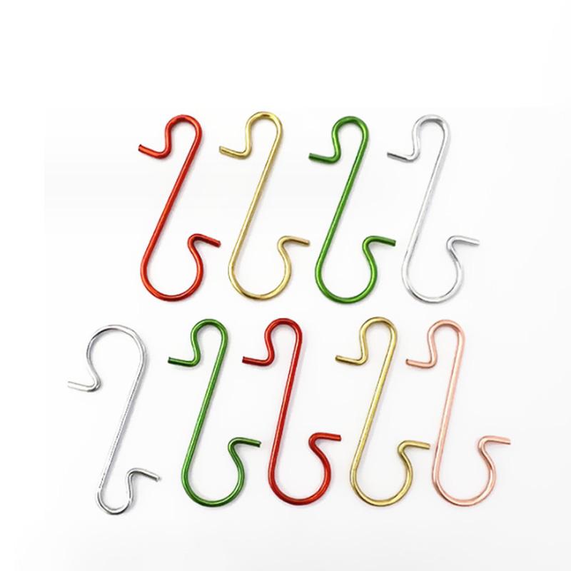 50 шт. DIY Подвесной крючок S-образной формы для рождественских украшений Крючки для дома Товары для вечеринки Декор Металл