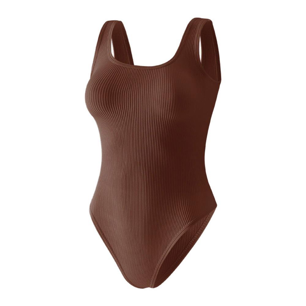 Бесшовные Боди Корректирующее белье U-образный вырез Стройнее Формирователи тела Модный Йога Комбинезон Лето