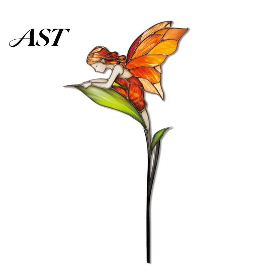 Decorative Planter Insert Colorful Stake, Double-Sided, Flower Pot Decor Metal Plant Inserts Insect Animal Stake for Pots Bed Decoration Balcony