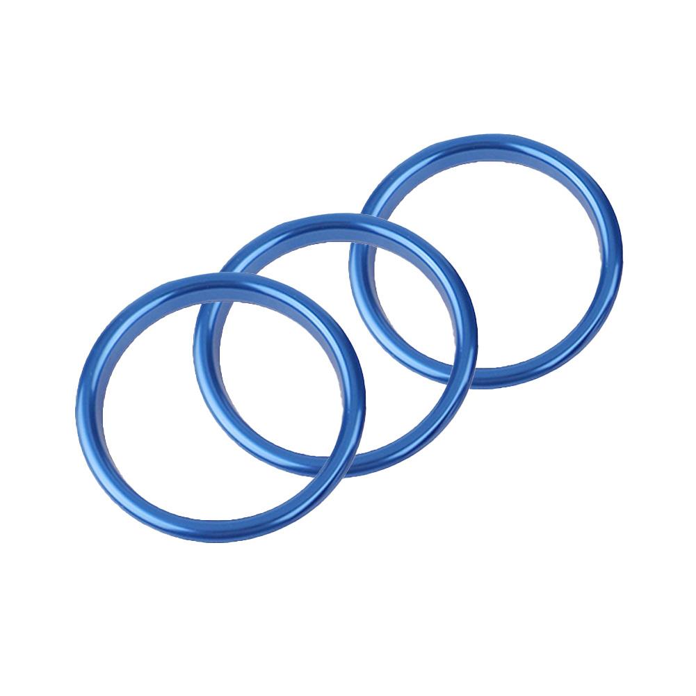 Car AC Air Outlet Conditioning Vent Decoration Central Inner Cover Ring Trim Decoration for Mazda MX5 Mazda 2 CX3 MX-5 RF