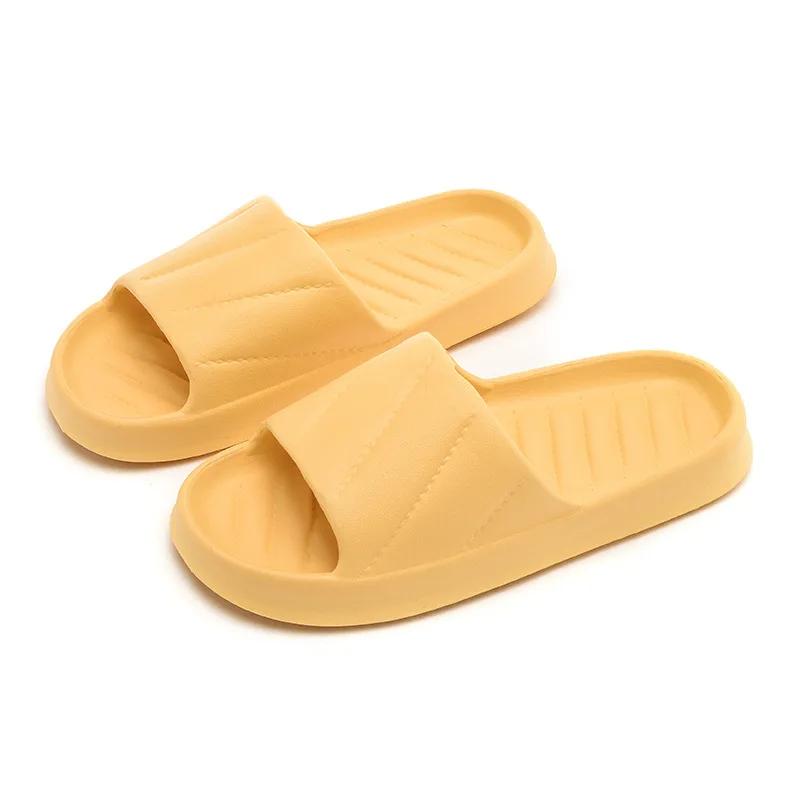 Fashion Shoes for Women Indoor Non-slip Slippers Men Couple Home Slides EVA Soft Sole Light Weight Summer Leisure Shoes Slippers Women