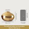 Металлическая ваза для цветов, Metal Flower Vase (Gold, Large),  Behoma