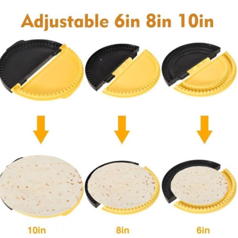 Tortilla Sealer 3in1 Adjustable Manual Corn Wrap Press For Kitchen Cooking