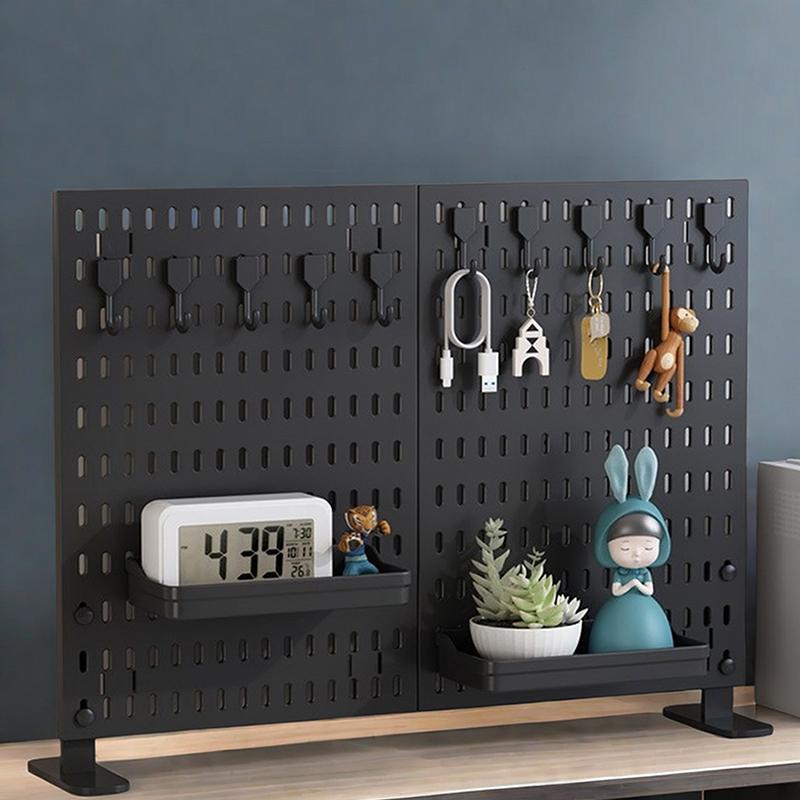 Аксессуары для самодельной перфорированной доски, подвесная полка, крючки для хранения, настенный органайзер, без перфорации, организация поделок для гаража, кухни, комнаты