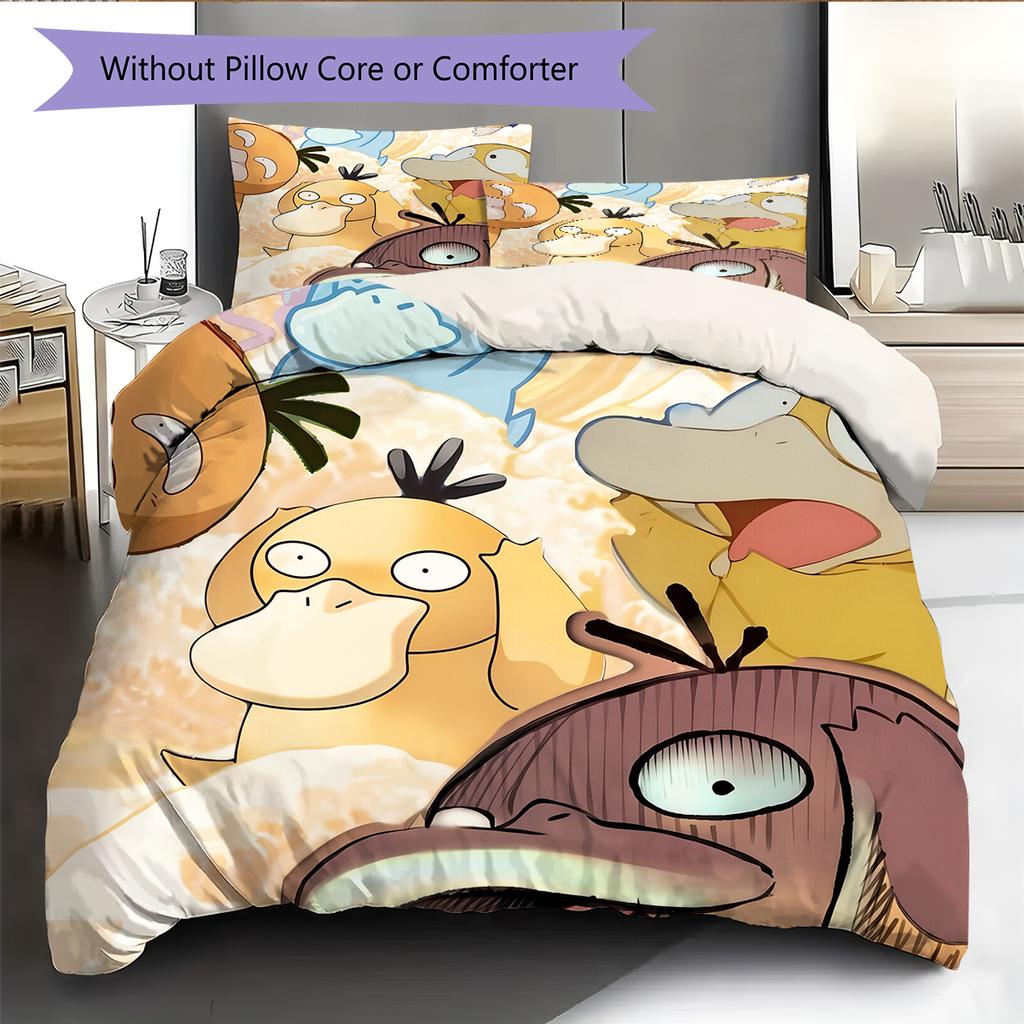 syduck Duvet Cover & Pillowcases, Pokemon Fan Bedding, Ideal Gift.chl