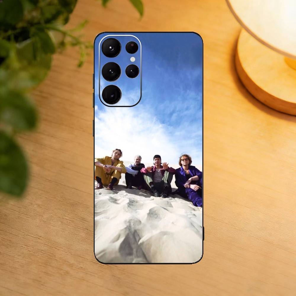 Популярная рок-группа 5-5SOS Чехол для телефона Samsung S25,24,21,22,23,30,Ultra,20,Plus,Fe,Lite,Note Мягкий черный чехол