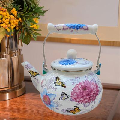 Эмалированный чайник для заваривания чая, турецкий чайник, многофункциональный кувшин для напитков, большая емкость, кувшин для воды 2,5 л для кухни