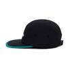 VARZAR Logo Two-Tone Camp Cap Black