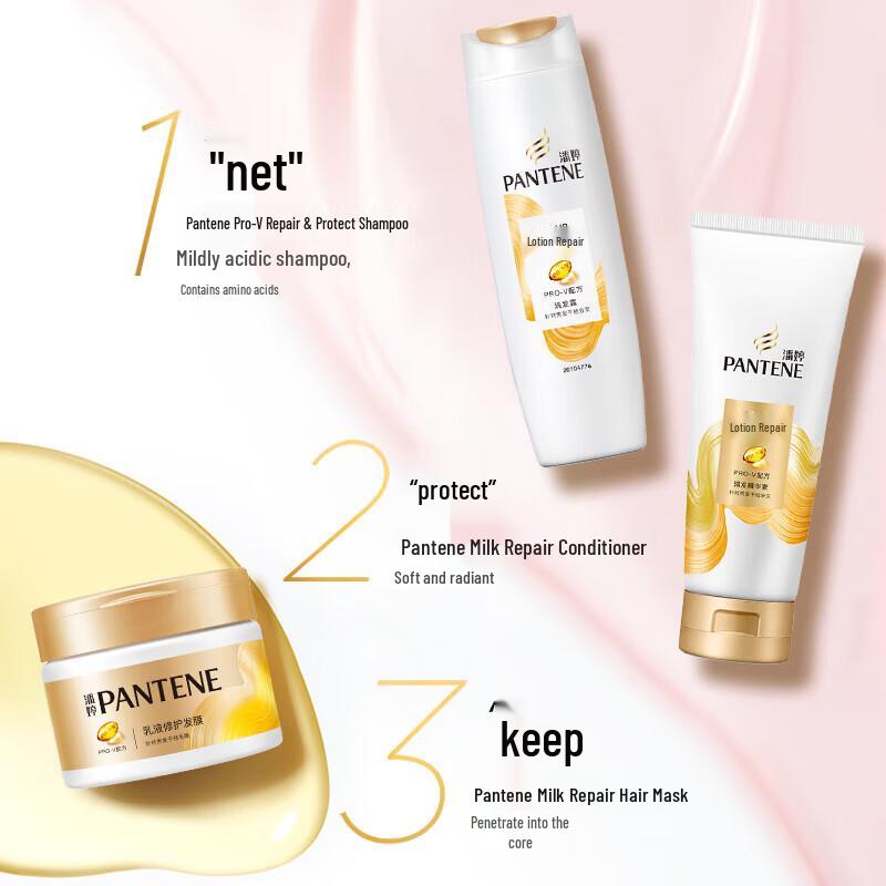 Pantene Lotion Repair Anti-Dandruff Shampoo & Hair Mask Set