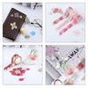 200PCS Adhesive Sticker Decorative Masking Tape Sticky Paper Scrapbooking Flower Petals Tape