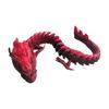 3D Printed Dragon With Eyes, Articulated 3D Printed Animals, 3D Printed Toys For Anxiety And ADHD Relief, Unique Home Decor