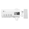 UV Toothbrush Holders Wall Mount Toothbrush Storage Rack with Toothpaste Dispenser Bathroom