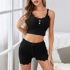 Lace Fashion Pajamas Girls Spice Girls Suspender Casual Sexy Girls Fast European and American Lace Ladies Loungewear Shorts
