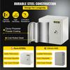 VEVOR NEMA Steel Enclosure, 20x20x15 cm NEMA 4X Steel Electrical Box, IP66 Waterproof & Dustproof, Outdoor / Indoor Electrical Junction Box