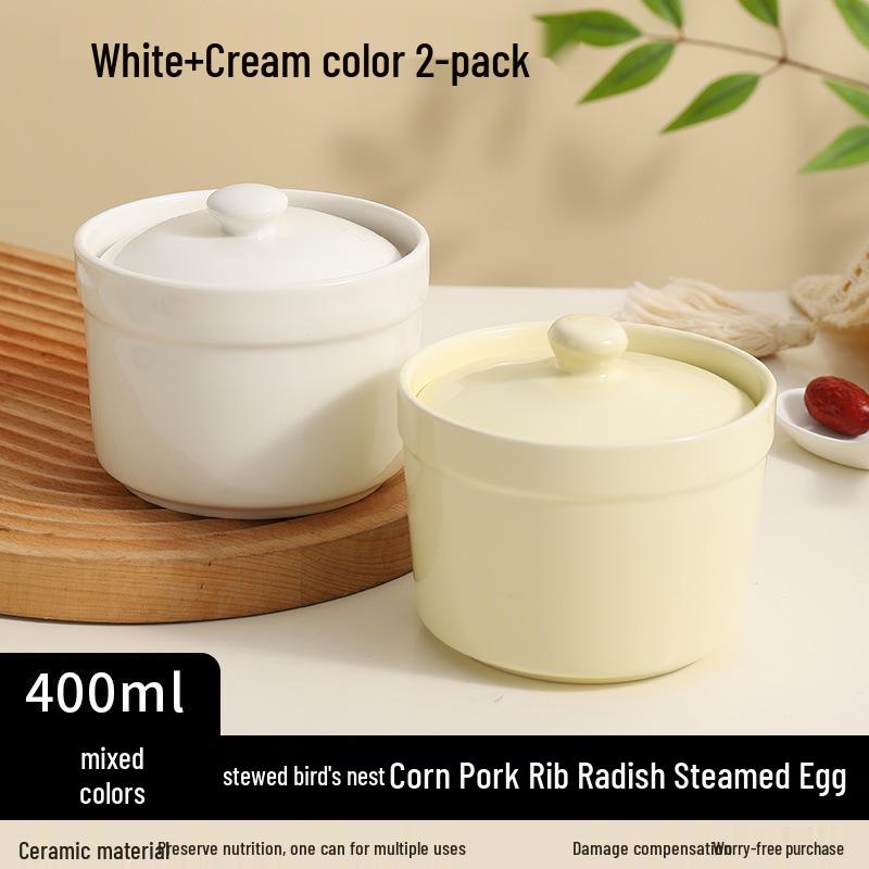 Керамическая пароварка для яиц: Керамическая миска на одну порцию для заварного крема и супа