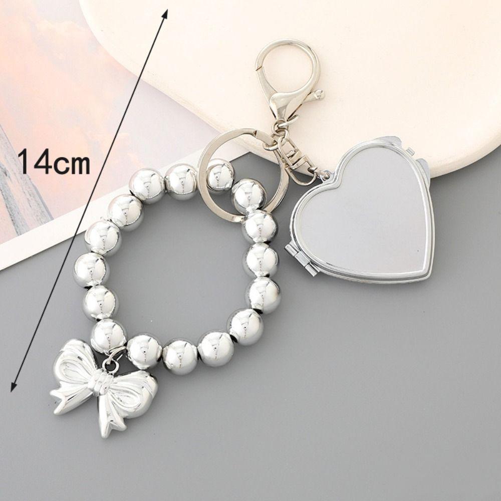 Милый крутой металлический брелок в форме сердца, брелок для автомобиля, сумка Y2K, кулон, подарок