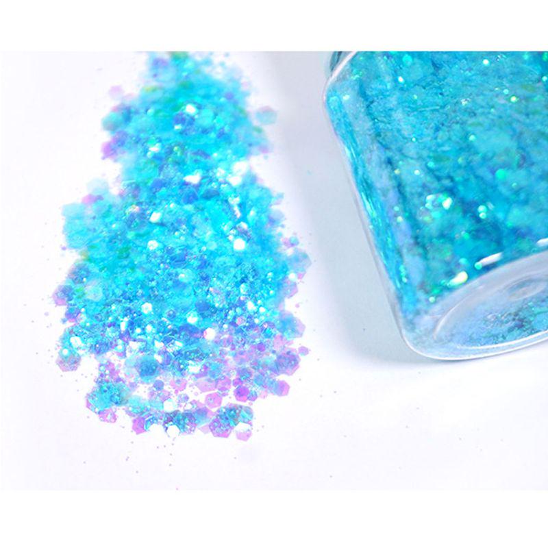 Синий Мелкий Глиттер для Resin Art Craft Supply Блестки Блестящие Пайетки Фестивальный Макияж Блестки Косметические Блестки для Глянцевой Формы Mak