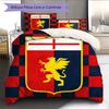 Genoa C.F.C. poster Bedding Quilt Set Quilt Cover Pillowcase Home Decoration Birthday Gift (1 * duvet cover + 2 * pillowcase, without core)