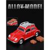 1/32 Beetle 1995 Классический Автомобиль Сплав Модель Автомобиля Звук и Свет Оттяжка Детская Игрушка Коллекционные Предметы Подарок на День Рождения