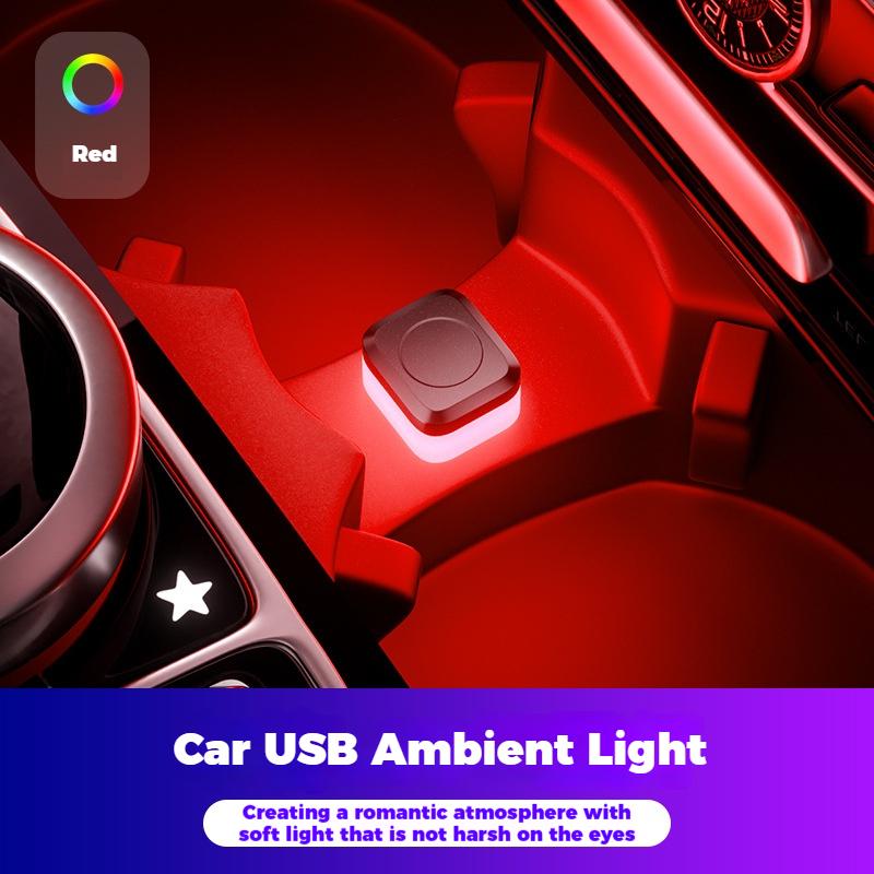 Новый мини универсальный USB автомобильный интерьерный окружающий свет светодиодный сигнальный свет автомобильный свет для чтения украшения автомобильные интерьерные аксессуары свет