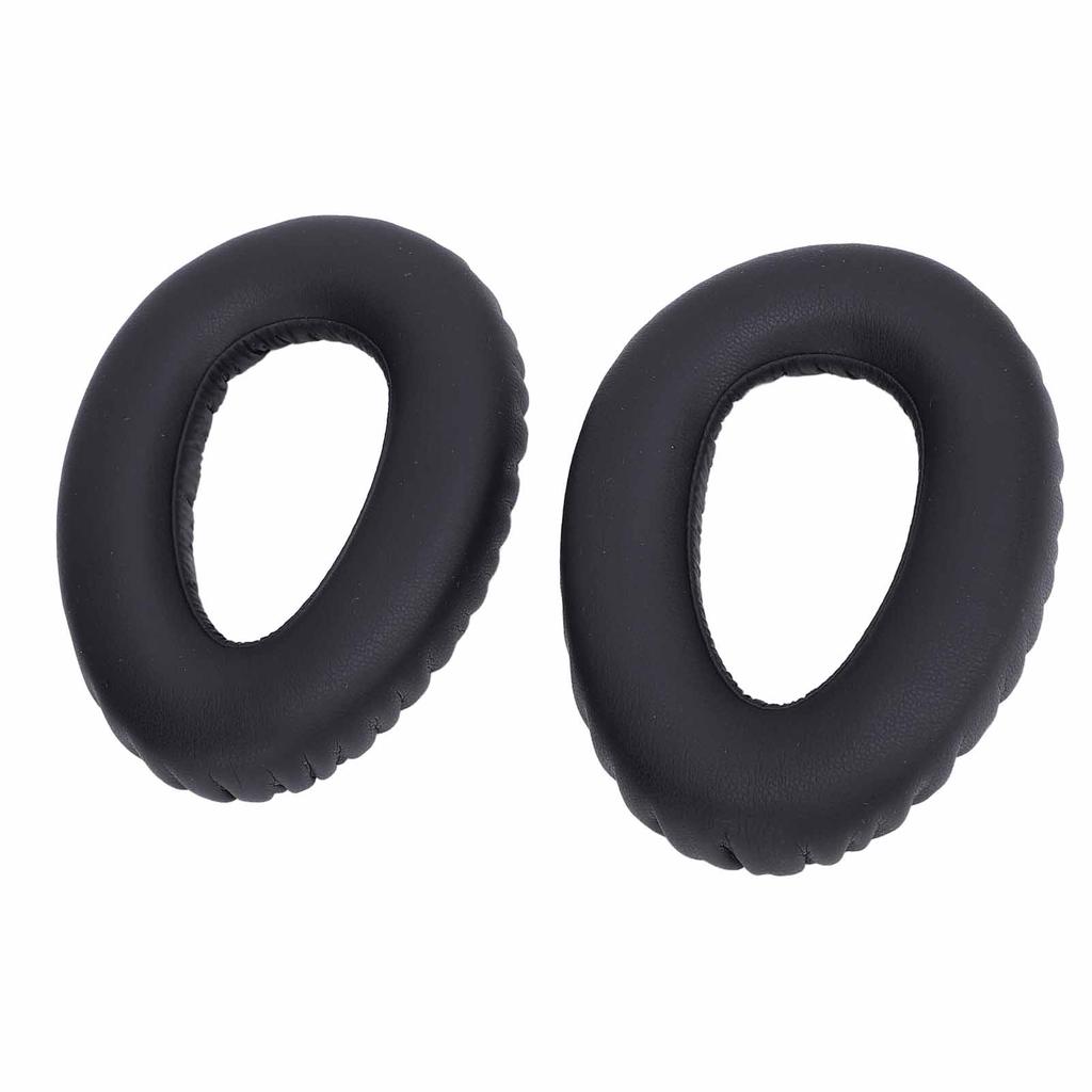 2PCS Headset Pads Protein Leather Sponge Cushions Headphone Pad Replacement for PXC480 PXC550 MB 660 UC Black