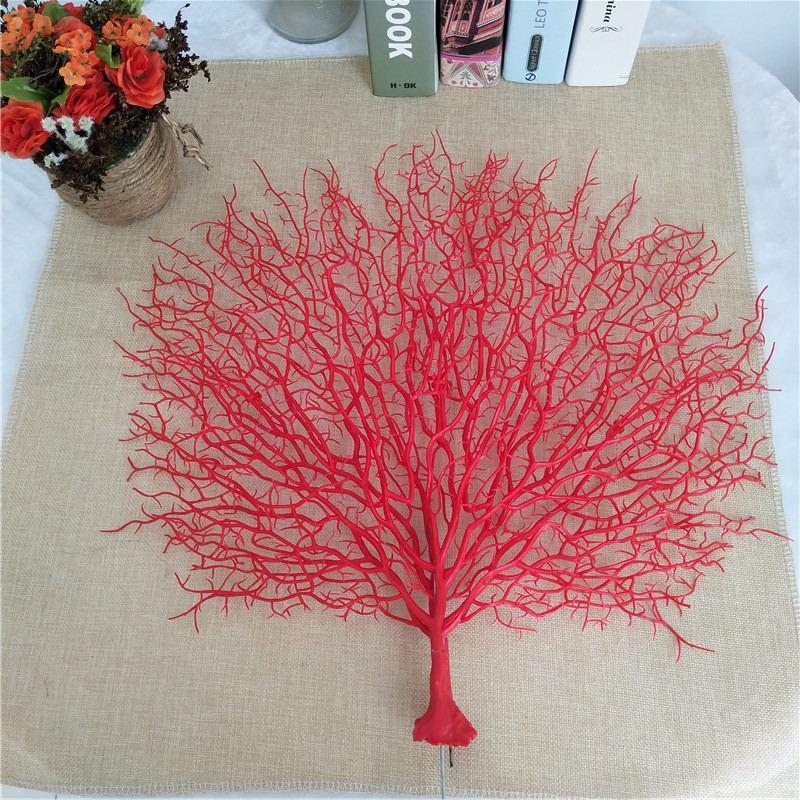 Peacock branch coral branch, coral branch red, removable simulated tree studio photography decorative coral dead branch