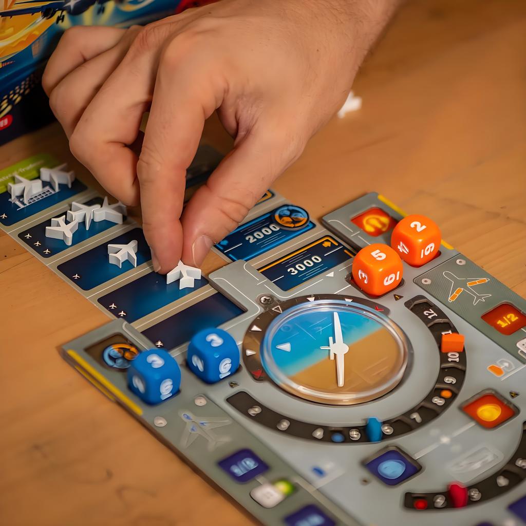 Sky Team Cooperative Board Game | 2-Player Strategy Challenge To Land The Plane | 20 Min Thrill for Teens & Adults Ages 14+