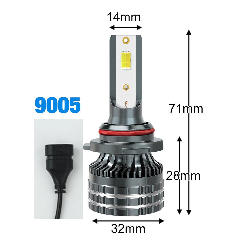 2 шт. H4 светодиодные фары H11 Canbus 20000Lm 6000K 4300K ​​3000K 3 меняющие цвет передние лампы H8 9005 HB3 9006 HB4 9012 Hir2 H27 880 881 автомобильные противотуманные фары
