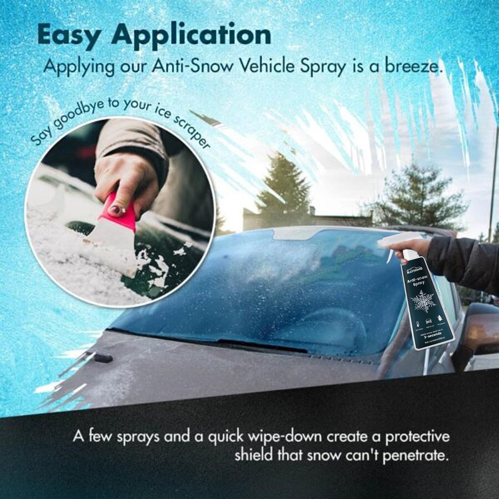 Snow Melting Agent Melt Car Window Snow Hard Ice Fast Prevent Refreezing Anti Corrosion Not Damage Car Surface Snow Melt Agent