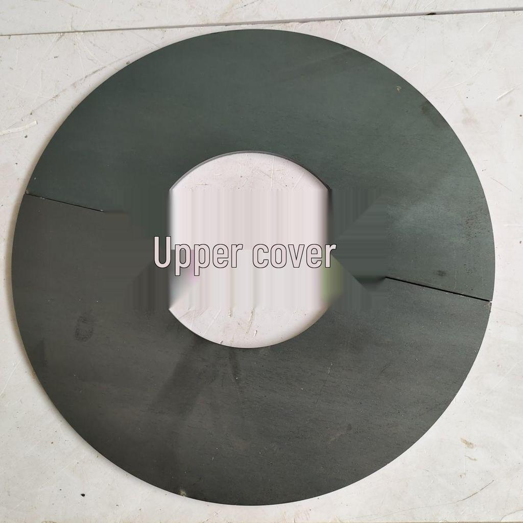 Firewood Gasifier Stove Fire Ring and Tank Head Accessories, Carbon Steel Inner Liner