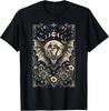 Cottagecore Floral Bat Moon Phase Gothic Halloween Costume T-Shirt
