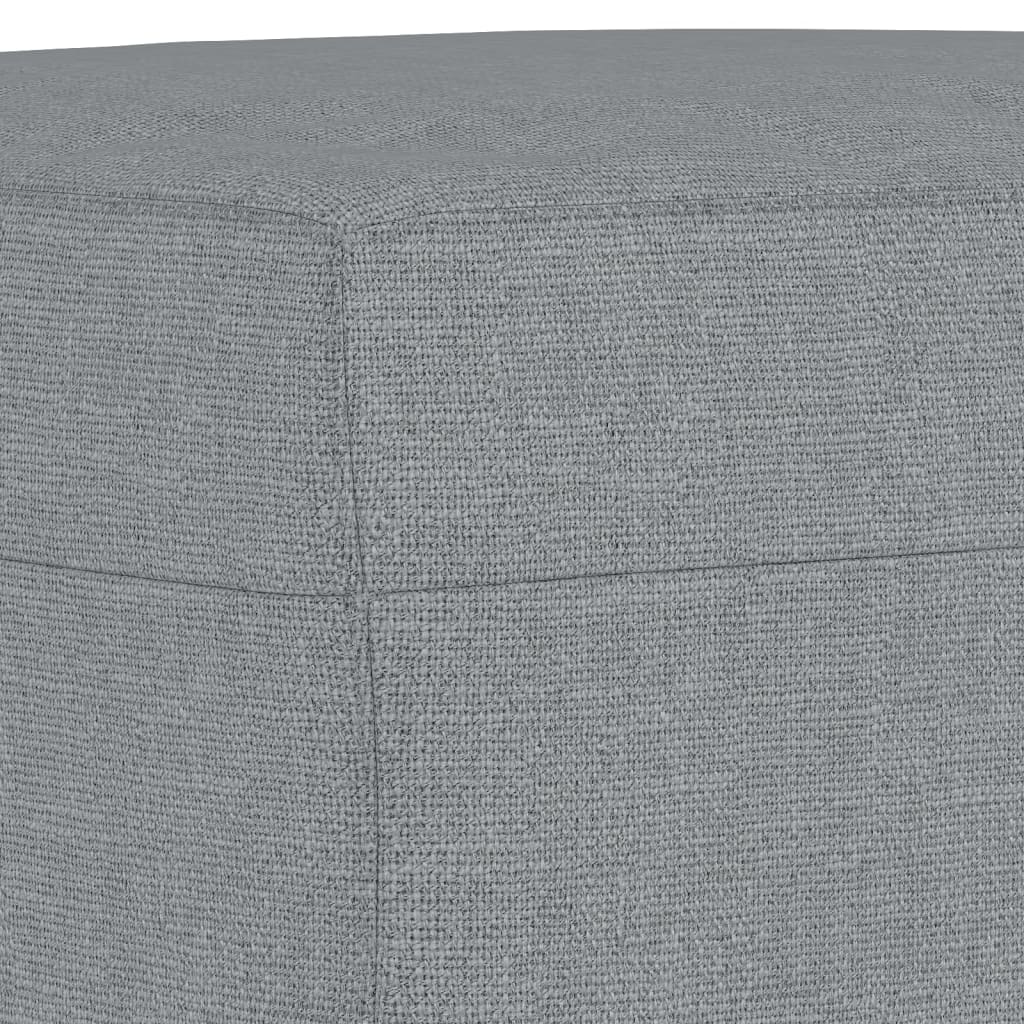 Footstool Light Grey 70x55x41 cm Fabric