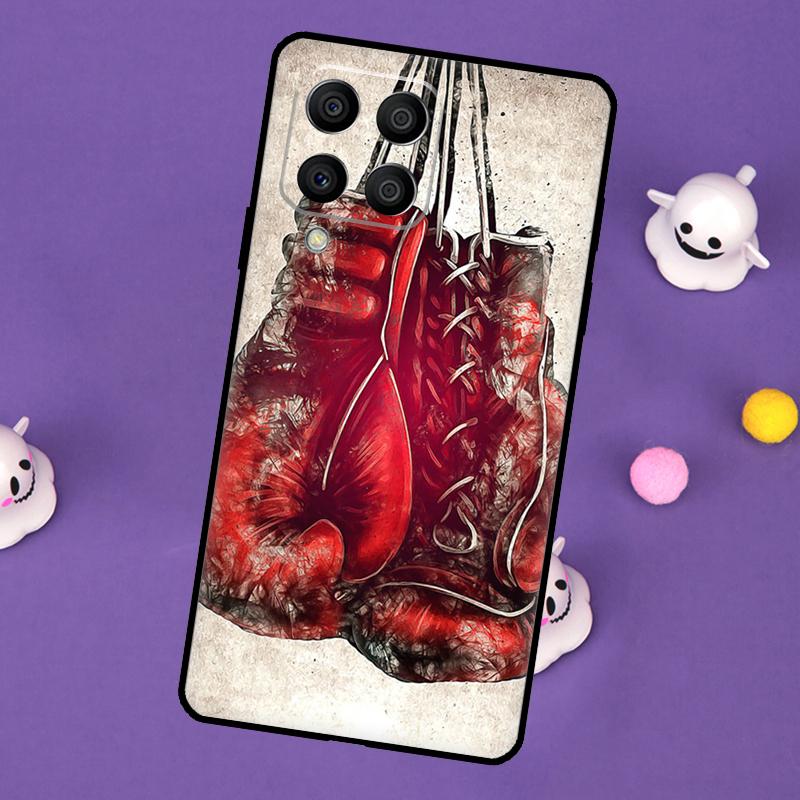 Boxing Gloves Cover For Samsung Galaxy M11 M51 M31 M33 M13 M23 M53 M15 M55 M14 M34 M54 M20 M32 M52 Case