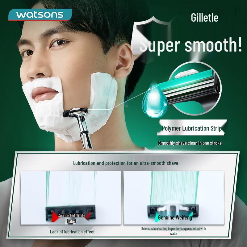 Gillette Ручная бритва - 1 ручка и 9 лезвий