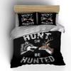 Hunt or Be Hunted Design Bedding Duvet Cover Set Duvet Cover Pillowcases  (1*Duvet Cover 2*Pillowcases, without duvet insert)
