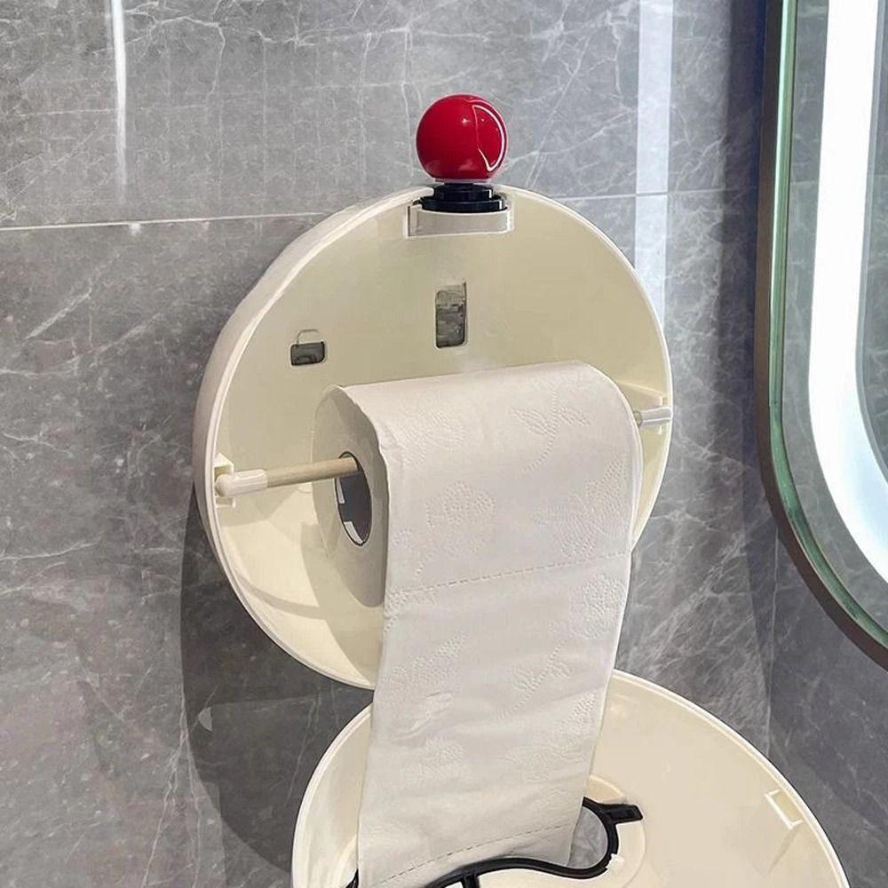 Wall Mounted Toilet Tissue Box Creative Napkin Storage Box Roll Paper Storage Rack Bathroom