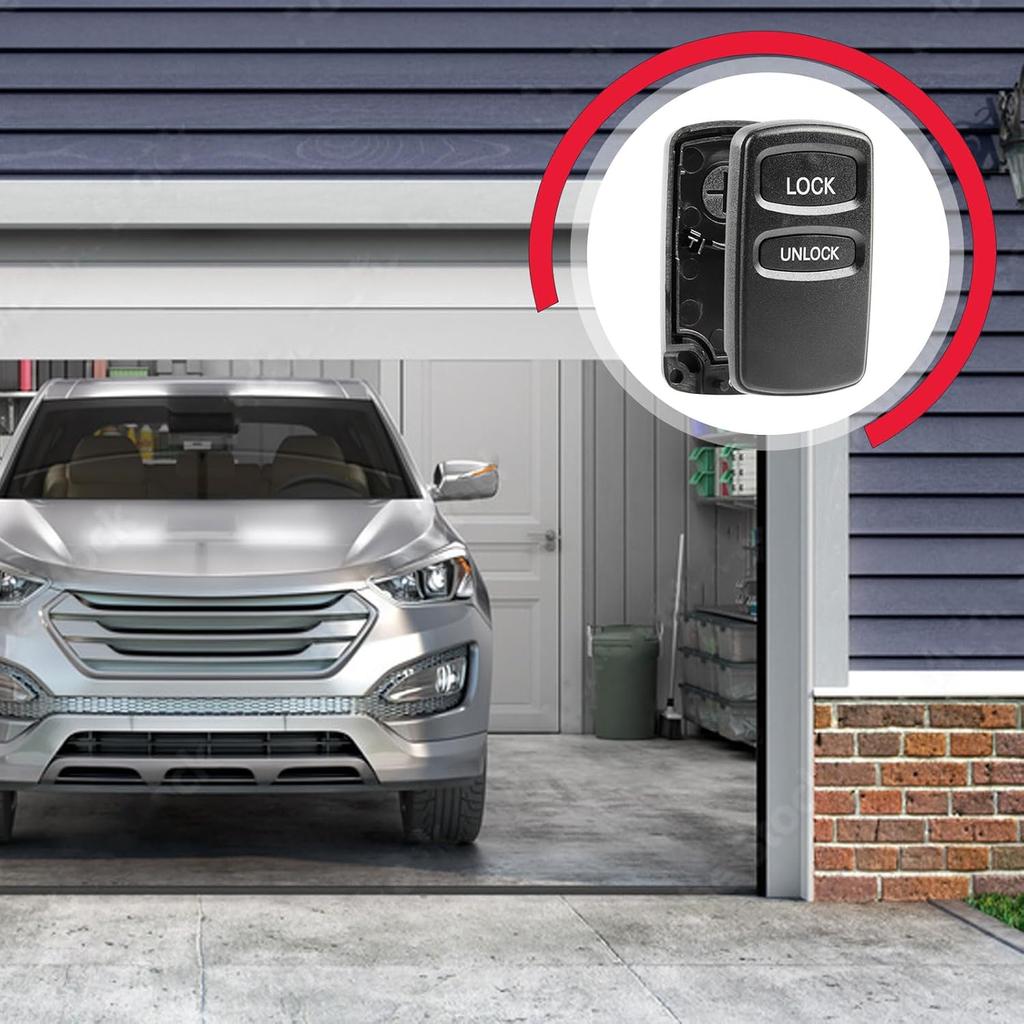 Key Fob Keyless Entry Remote Shell Case & Pad fits Mitsubishi 2002-2006 Eclipse / 2002-2007 Lancer / 2000-2004 Montero Sport / 2003-2006 Outlander