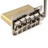 Musiclily Ultra Pitch ST Tremolo Bridge with Vintage Steel Saddles and 42mm Brass Blocks for Strat Electric Nickel 11.2mm 6-Point Guitars,