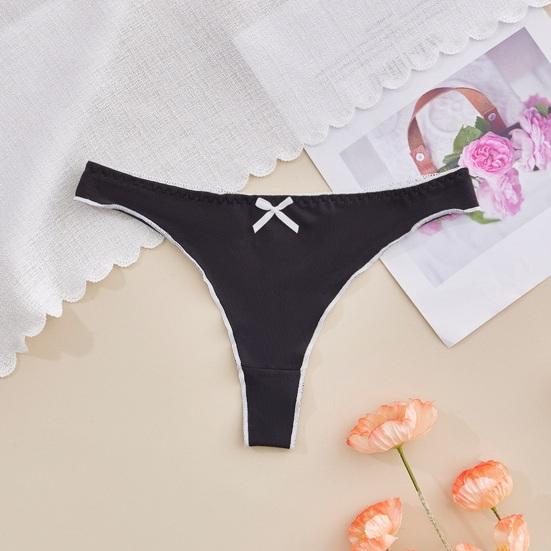 Yousheng Женские стринги Бесшовные с низкой посадкой Хлопковое нижнее белье Сексуальные трусики бикини с оборками Женские дышащие трусы