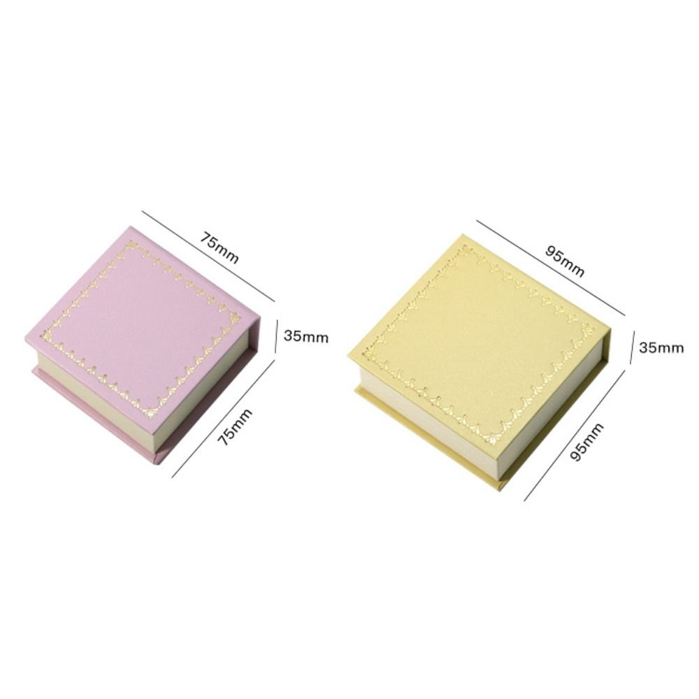 Square Jewelry Storage Case with Sponge Portable Travel Jewelry Box Vanity Gift