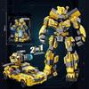 Transforming Mecha Car Robot Toy: Compatible with Lego, Gundam, Bumblebee, Optimus Prime