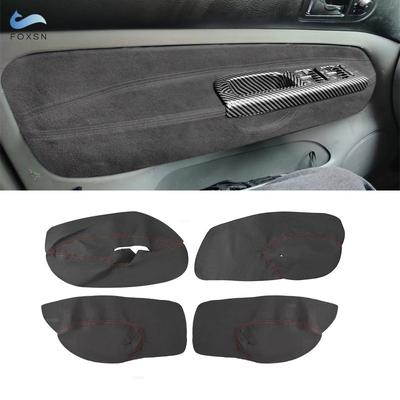 Для VW Golf 4 MK4 Bora Jetta 1998 1999 2000 2001 2002 2003 2004 2005 Только для 4-дверного автомобиля с левым рулем Подлокотник Панель Замша Кожа Отделка