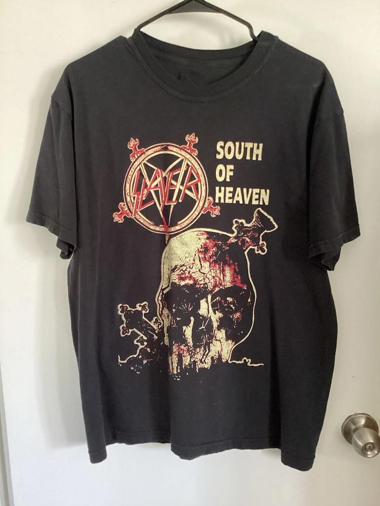 Slayer South Of Heaven Винтажная футболка в стиле трэш-метал Унисекс