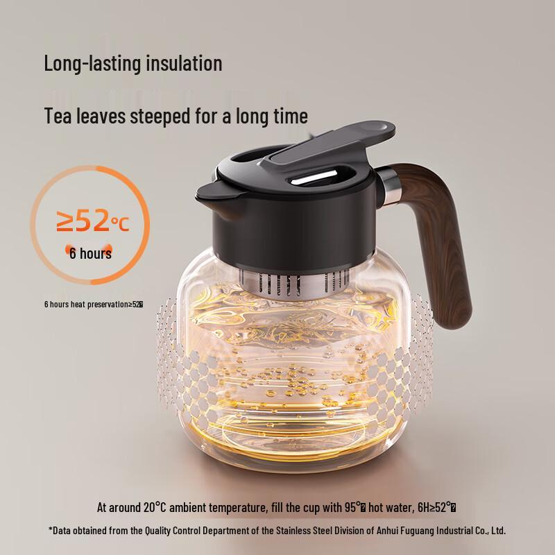 FUGUANG Pure Titanium 1300ml Insulated Stew/Brew Pot