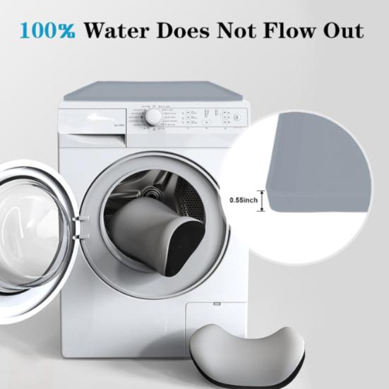 Силиконовый защитный коврик для стиральной машины, водонепроницаемый, нескользящий, пылезащитный чехол для стиральной машины и сушилки